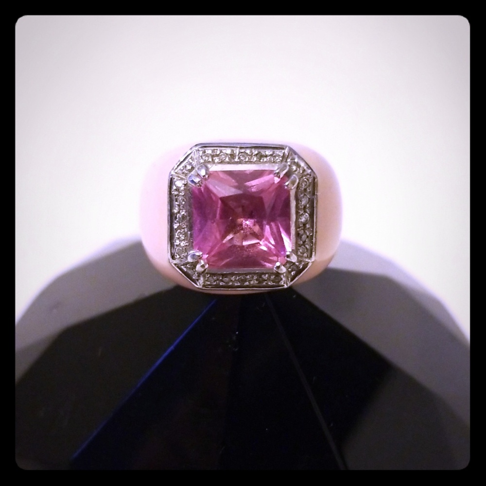 Grmoldi Milano Gold & Diamonds Enamal Ring